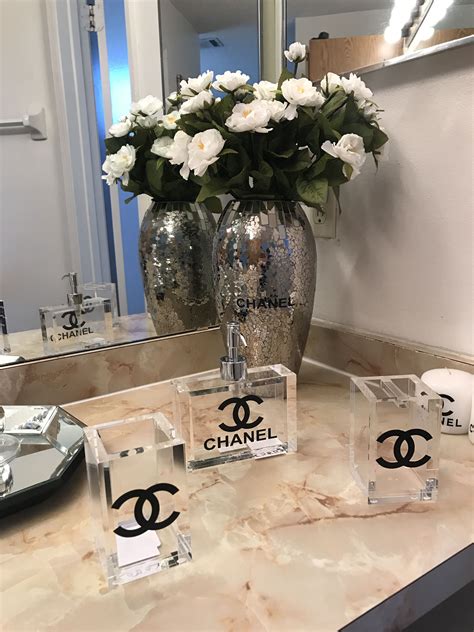 a bunch of chanel inspired decor